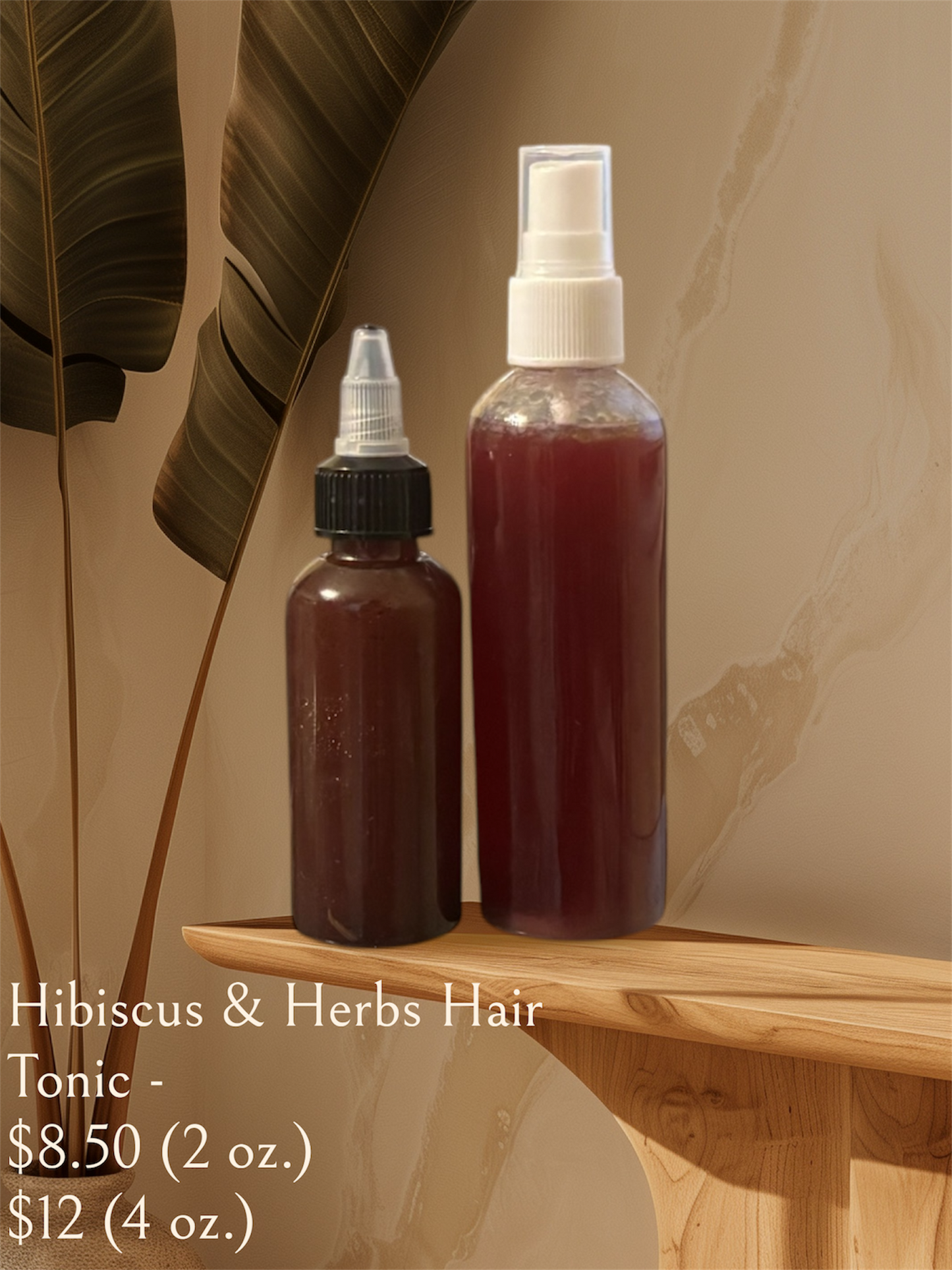 Hibiscus & Herbs Hair Tonic 2 oz.